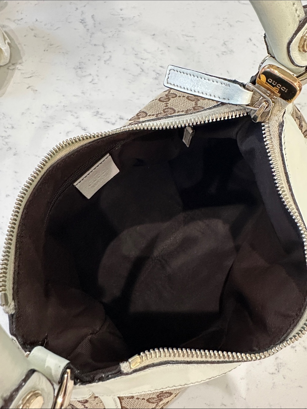 Today only ! Vintage Gucci monogram shoulder bag Y2K - Picture 5 of 10